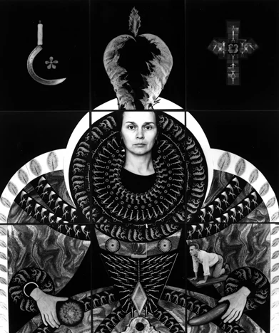 София Кулик. «Мое великолепие», коллаж, 1997