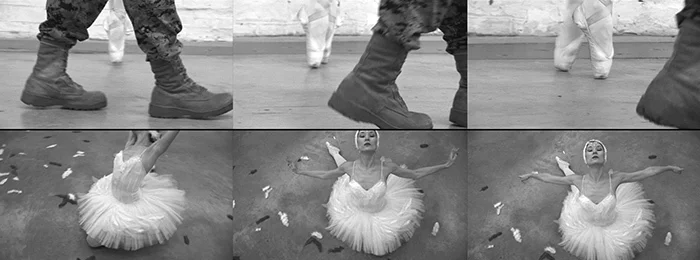 Елена Ковылина. «Вымирающие лебеди», видео, 2008