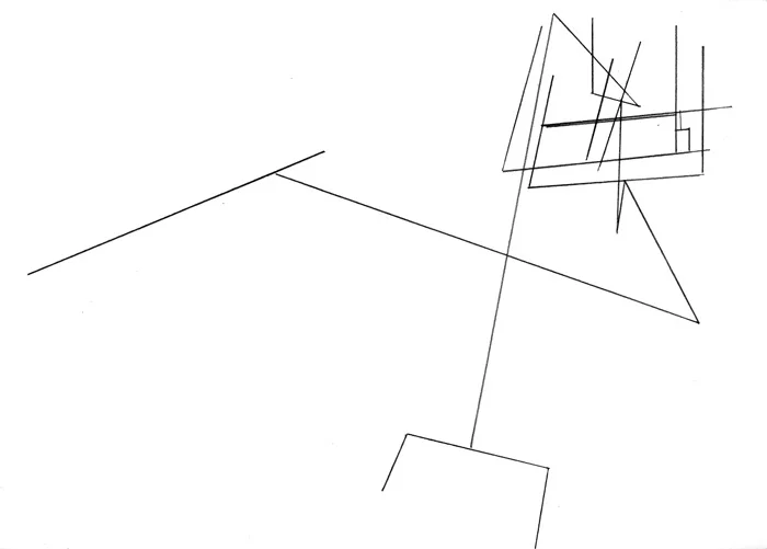 Арсений Жиляев. «Рабочее движение», карандаш, бумага, 2005–2006