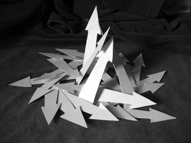 Станислав Шурипа. Из серии «Стрелки», бумага, 2004–2006