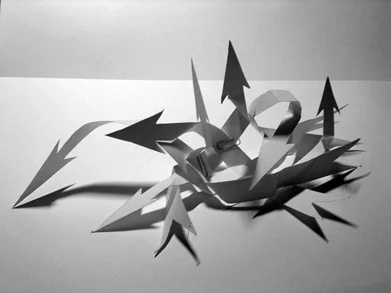 Станислав Шурипа. Из серии «Стрелки», бумага, 2004–2006