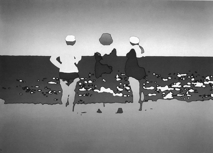Игорь Березовский. «Три грации», фотография, раскраска анилином на фотобумаге, 1981