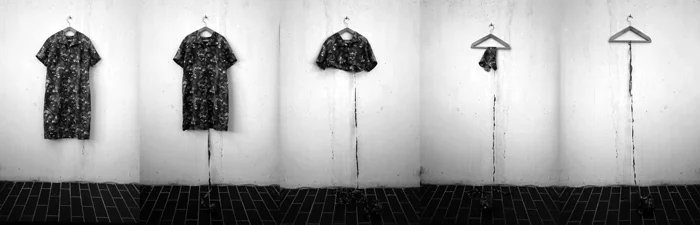 Леонид Тишков. «Платье моей матери», фотоинсталляция, 2007