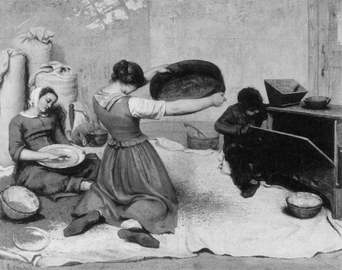 Гюстав Курбе. «Веяльщицы», 1853