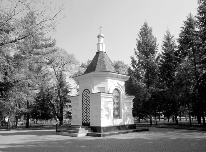 Евгений Фикс. «Биробиджанская епархия», часовня во имя Державной иконы Божией Матери, г. Биробиджан, Сквер Победы, 2016. Фото И. Бренер