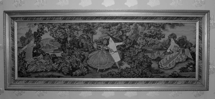 Кент Хенриксен. «Юные любовники», шпалера, смешанная техника, 2004