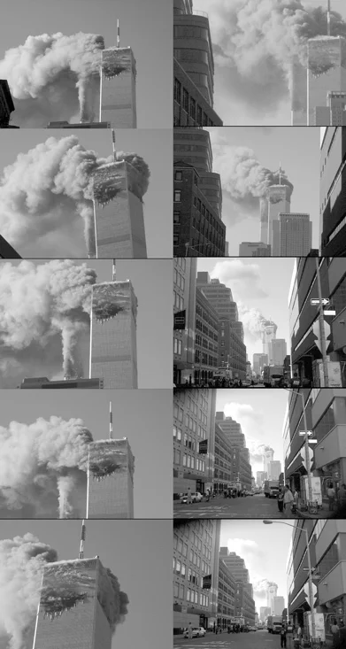Фотодокументация теракта 11 сентября 2001 г. в Нью-Йорке