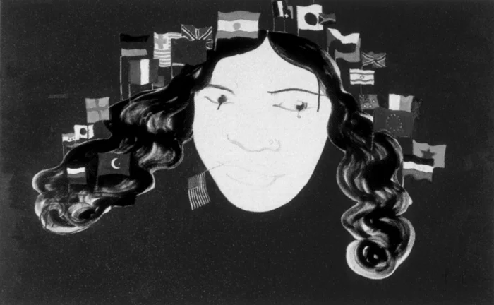 Павел Пепперштейн. Серия «Политические галлюцинации», 2003, «Проблемы на пути в современный мир»
