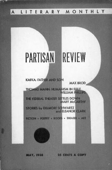 Обложка. «Partisan Review», май 1938