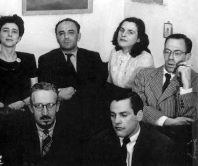 Двайт Макдональд в кругу друзей Фото, 1940