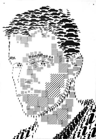 Иван Бражкин. Из серии "Паттерны", компьютерная графика, печать, 2005