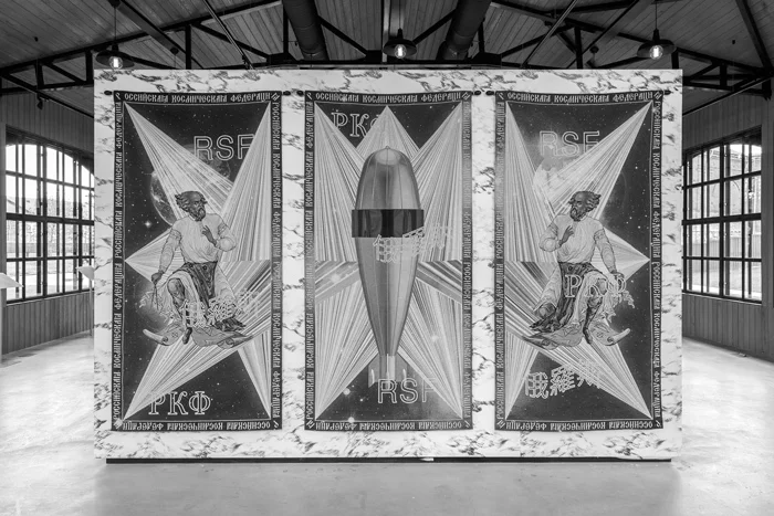 Арсений Жиляев. «Циолковский. Вторые пришествия», 2016. Из коллекции Газпромбанка. Фрагмент инсталляции
