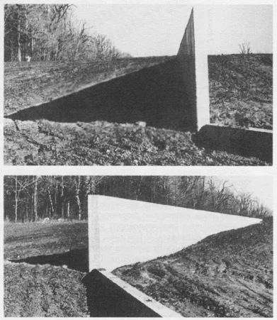 Ричард Серра. Сдвиг. Фрагмент. 1970–1972 гг.