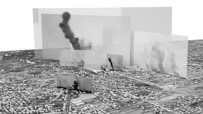 «Forensic Architecture» «Бомбардировка Рафаха в Газе», фильм-реконструкция, 2020