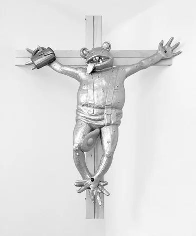 Мартин Киппенбергер «Жаба распятия», 1990. Фрагмент