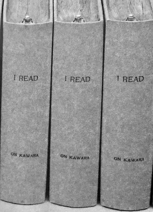 Он Кавара «I read», 1966–1995.