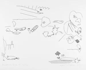 Гарольд Коэн, авторское ПО AARON «Amsterdam Suite E», 1977.
