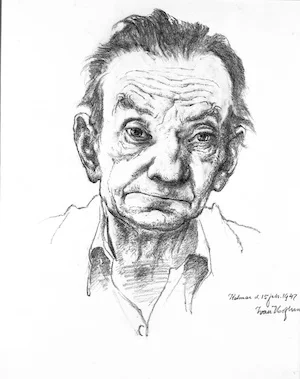 Иван Хофлунд «Автопортрет», 1947.