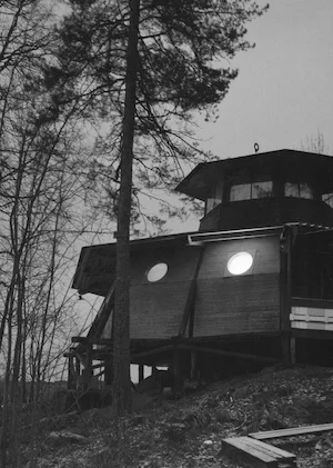 Лагерь «Прометей», 1974–1976. Архитекторы Л. Хидекель, О. Романов, И. Деменов, Е. Мелещенко. Фото предоставлено авторами.
