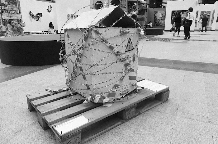 Денис Гаврилов «Конфессионарий». Cosmoscow, Гостиный Двор, Москва, 2017.