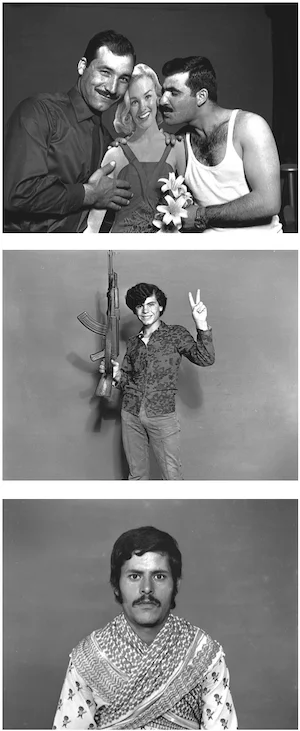 Фотографии Хашема эль-Мадани, 1970–1972. Из книги Акрама Заатари «Объекты изучения / Архив Шехразады / Хашема эль Мадани / Студийные практики», 2006.