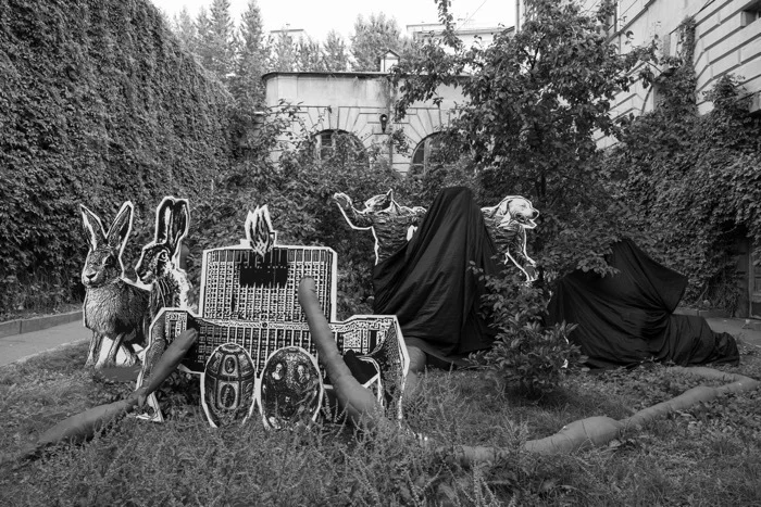 Творческая платформа «Что делать?». «Русский лес», 2012–2014. Фото Юрия Пальмина. Предоставлено V-A-C Foundation, Москва