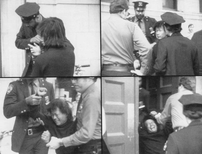 Арест Тейчина Сье в ходе перформанса «Под открытым небом», Нью-Йорк, 1981-1982