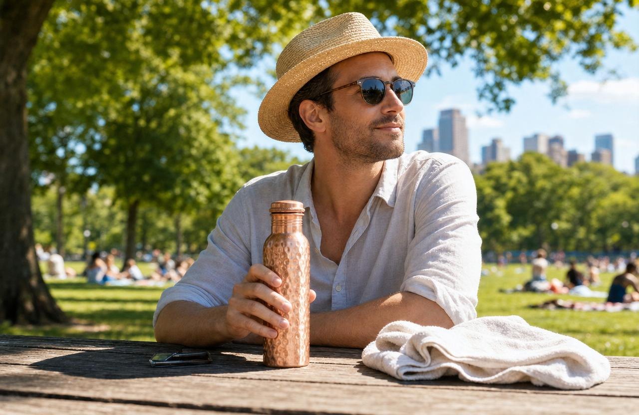 Copper Water Bottles Heat Waves Are Sweeping the U S