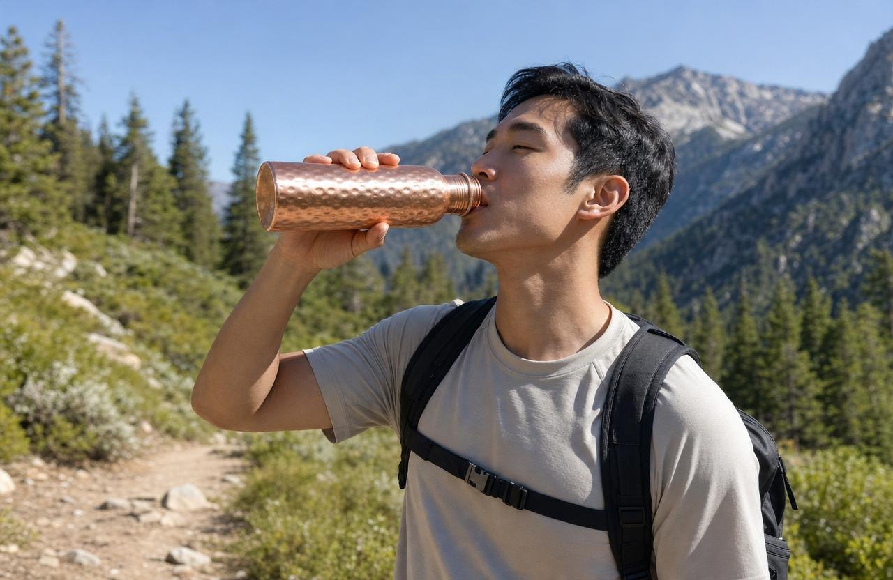 Copper Water Bottles Heat Waves Are Sweeping the U S