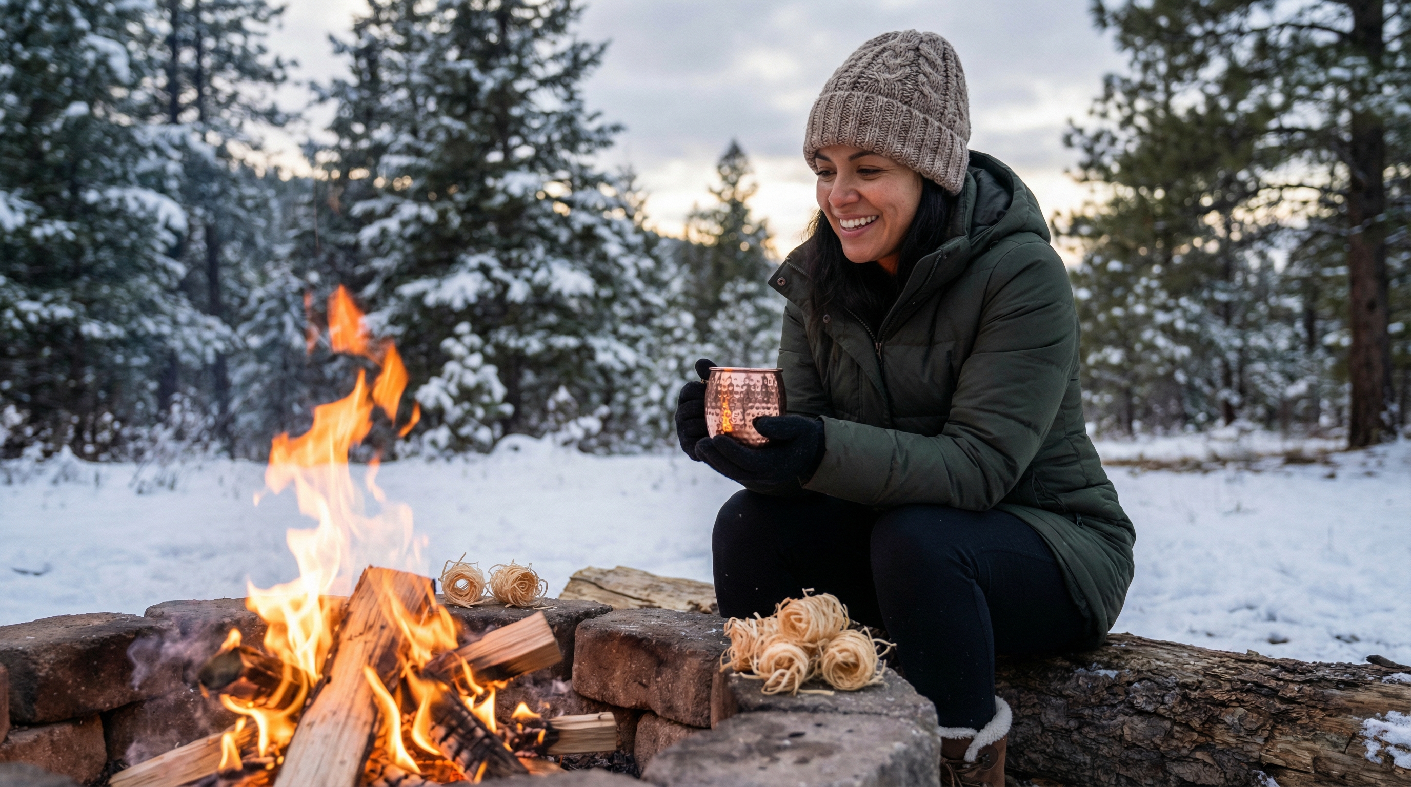 Why Wood Wool Fire Starters are Your Secret Weapon for Winter Camping