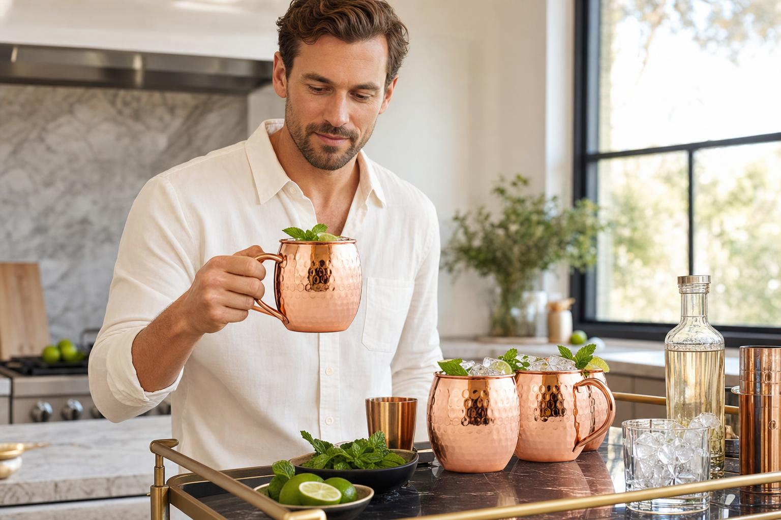 How to Make a Moscow Mule for a Home Cocktail Night