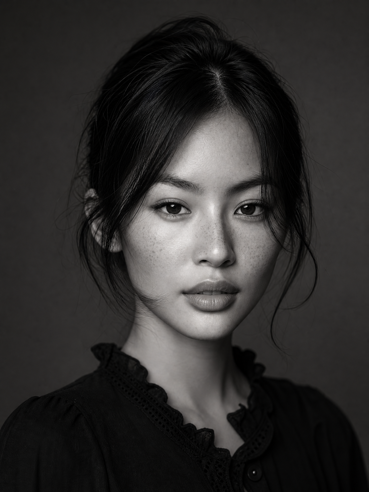 Moody Black & White headshot