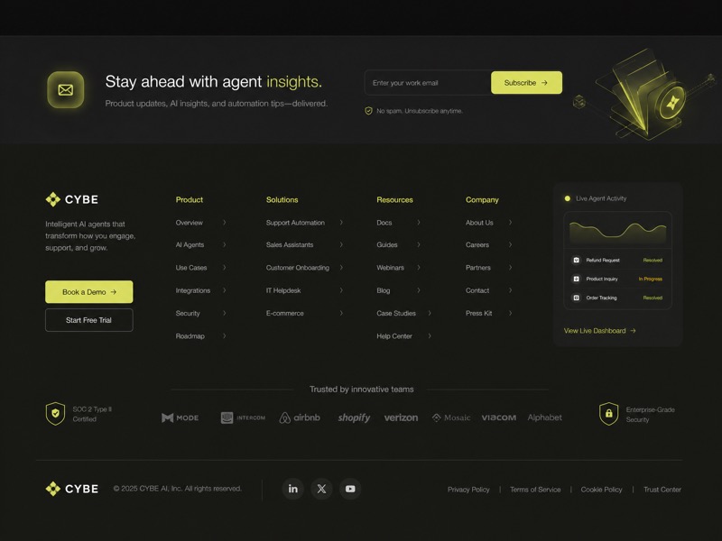 SaaS example web design 4