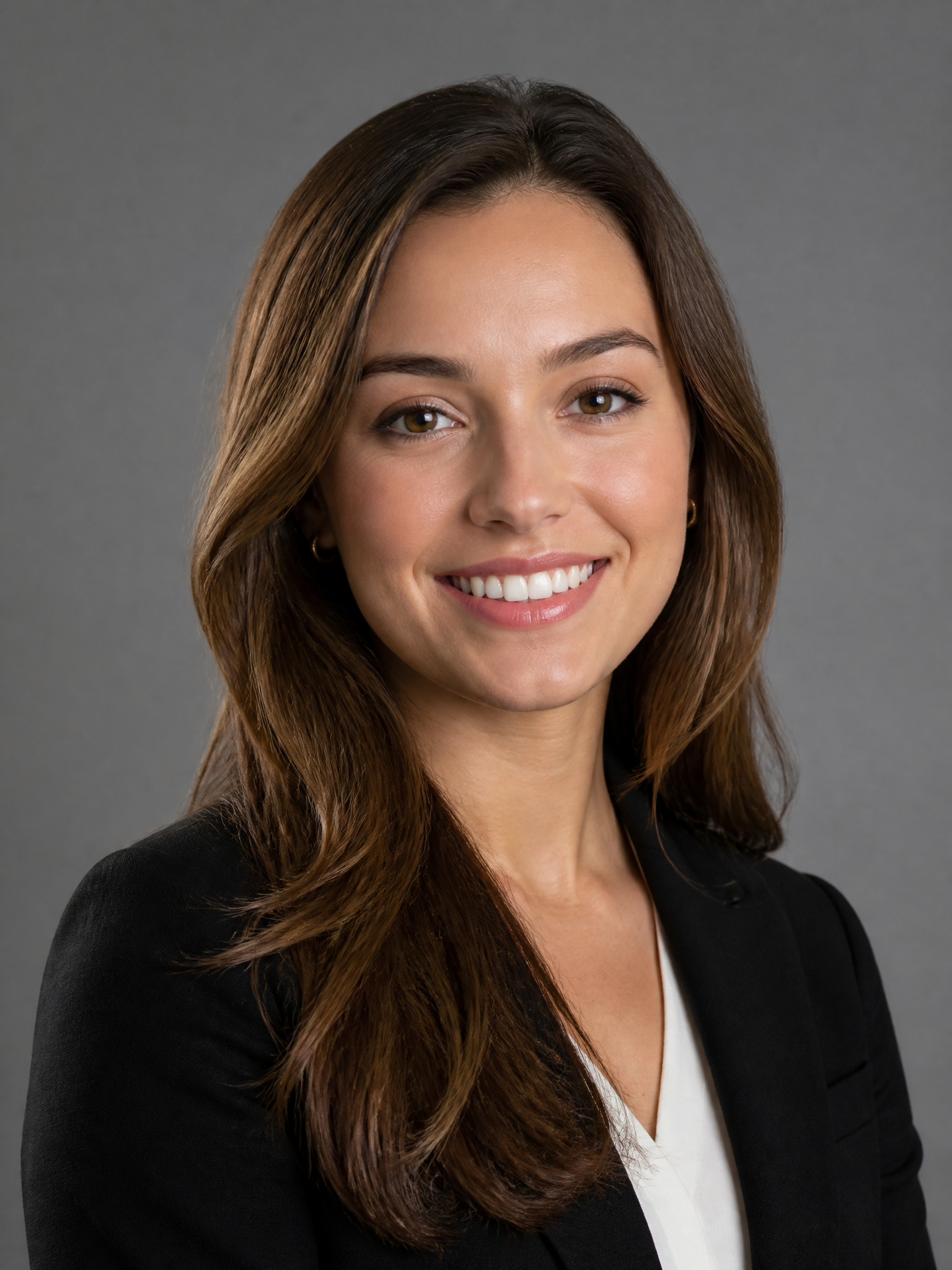 Professional studio headshot with soft directional ligh...