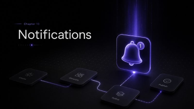 A futuristic UI-themed illustration features the word “...