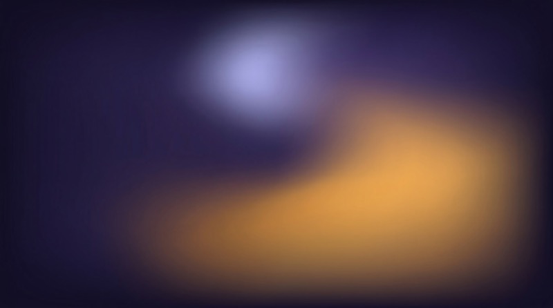 Abstract Blurred Gradient in Indigo and Amber
