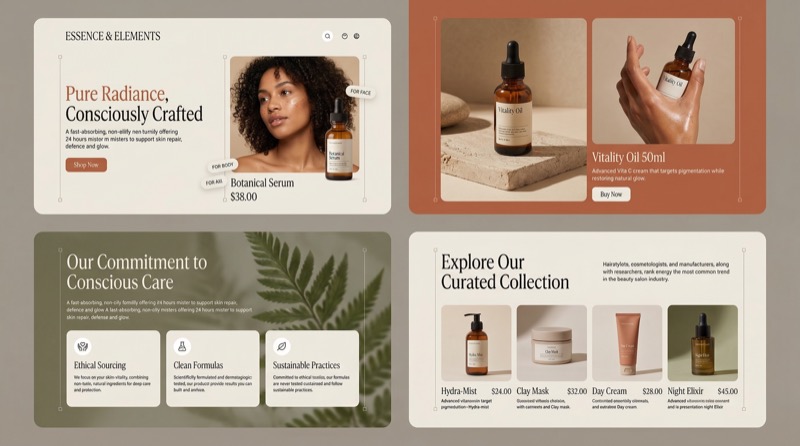 Photoreal Premium Skincare Editorial Photography