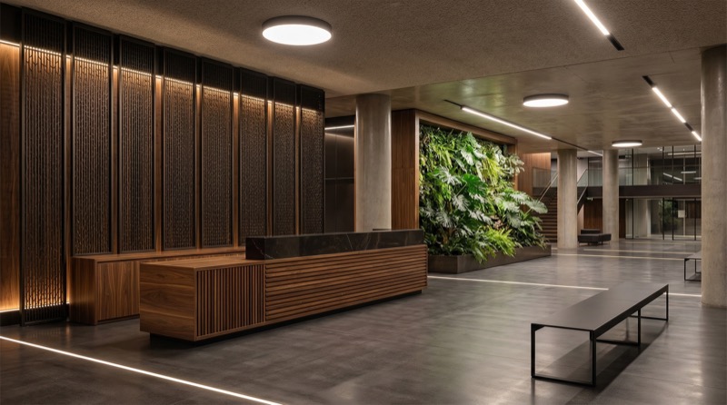 Photorealistic High End Contemporary Corporate Lobby Interior