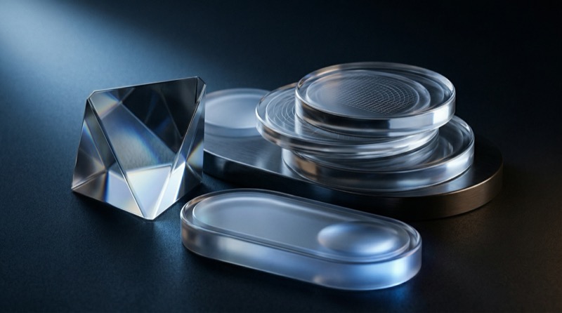 Abstract Premium Product Still Life Of Geometric Objects On A Dark Matte
