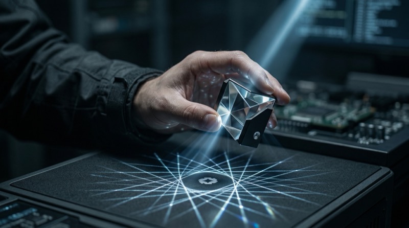 Photoreal Cinematic Near‑future Corporate Tech Scene