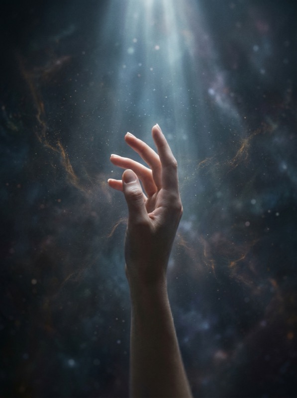 Ethereal Cinematic Cosmic Scene