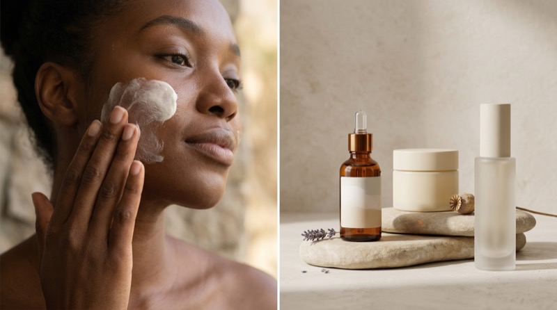 Photorealistic Clean Beauty Editorial Photography