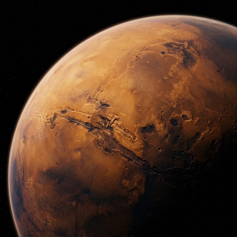 Ultra Cinematic Photoreal Cgi Space Documentary Still Of Mars: A Massive Rust
