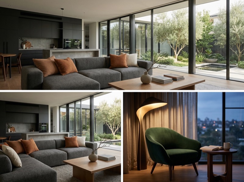 Photorealistic High End Contemporary Home Interior