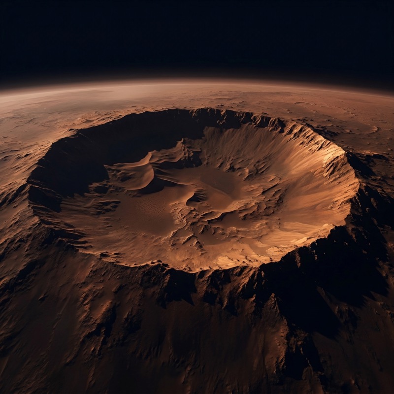 Ultra Cinematic Photoreal Cgi Space Documentary Still Of Mars: A Massive Rust