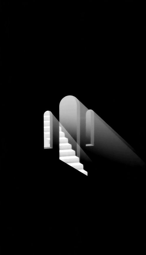 Surreal Staircase 3D Animation Template