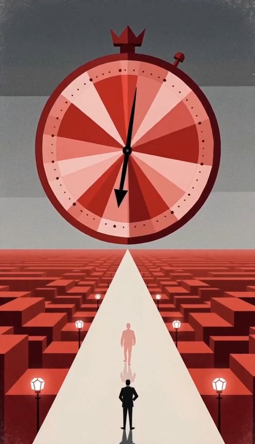 Stopwatch Editorial Illustration Animation