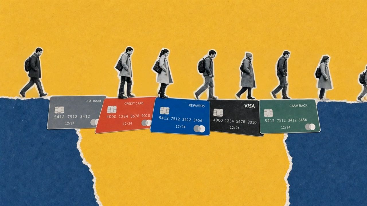 Credit Card Collage Animation Template
