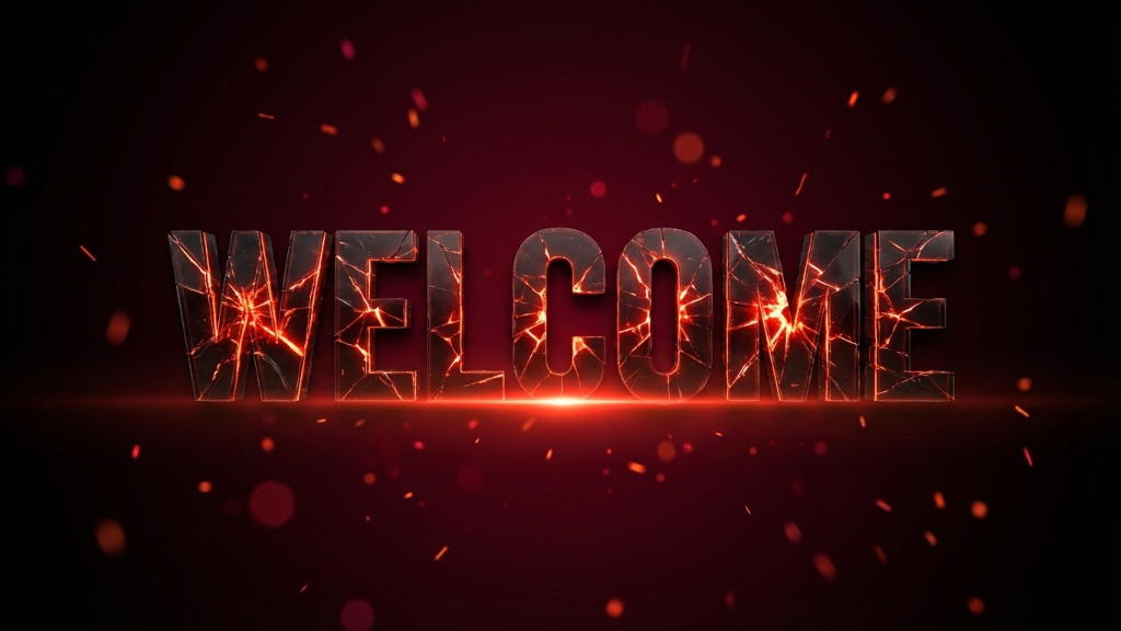 3D Welcome Title