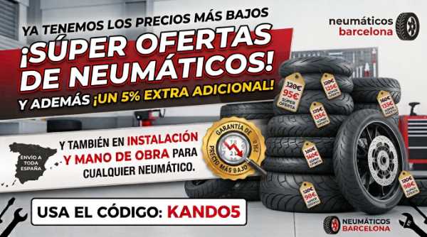 Los precios mas bajos en neumáticos mas un 5% de descuento extra · 99 € | Se vende — Kando Riders